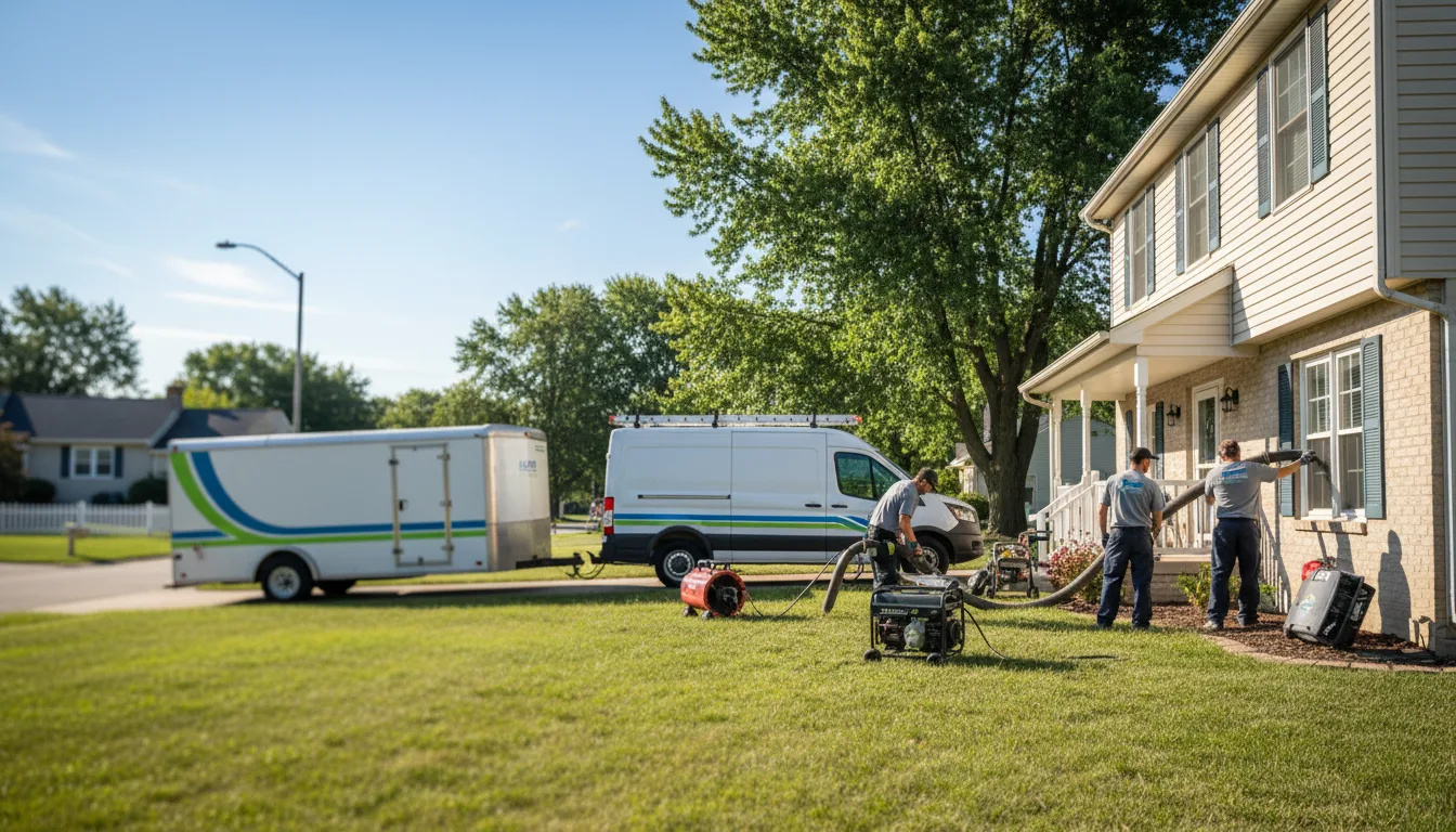 Flooded Basement Restoration And Cleanup With Repair in Elkhart, IA near me